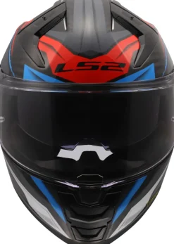 LS2 Integraalhelmen|Helmen Met Zonnevizier-FF811 Vector II C avage White Bue Red-06