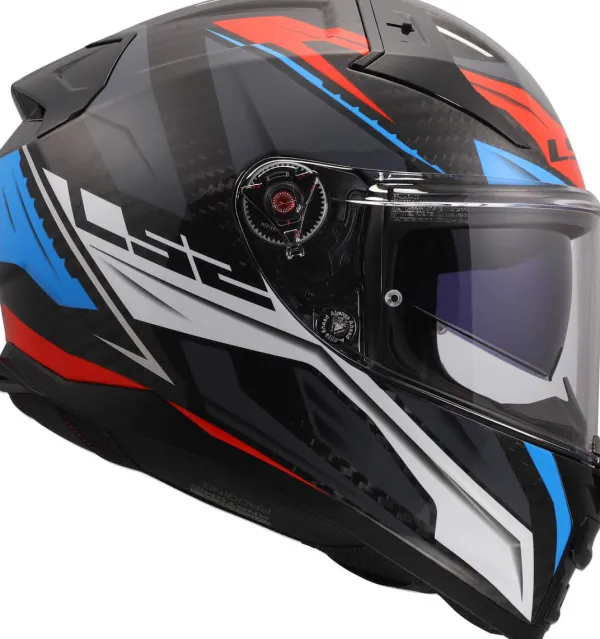 LS2 Integraalhelmen|Helmen Met Zonnevizier-FF811 Vector II C avage White Bue Red-06