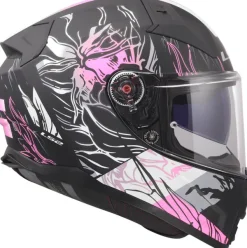 LS2 Integraalhelmen|Helmen Met Zonnevizier-FF811 Vector II Darfo Back Pink-06