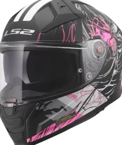 LS2 Integraalhelmen|Helmen Met Zonnevizier-FF811 Vector II Darfo Back Pink-06
