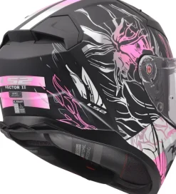 LS2 Integraalhelmen|Helmen Met Zonnevizier-FF811 Vector II Darfo Back Pink-06