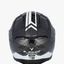 LS2 Integraalhelmen|Helmen Met Zonnevizier-FF811 Vector II pitter Back White 06