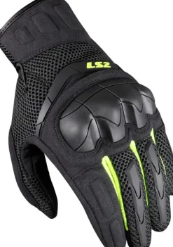 LS2 Motorhandschoenen-Kubra an Gove Anthracite H-V Yeow