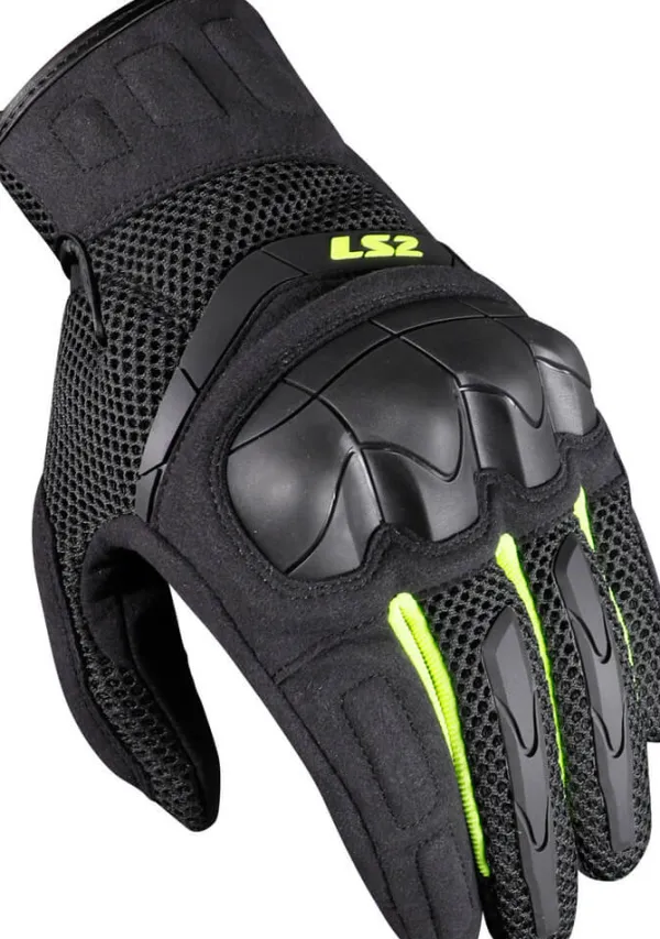 LS2 Motorhandschoenen-Kubra an Gove Anthracite H-V Yeow
