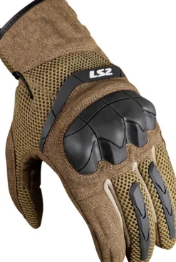 LS2 Motorhandschoenen-Kubra an Gove Brown