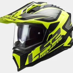 LS2 Adventure Helmen|Integraalhelmen-X701 Explorer Alter att Black Fluo Yellow