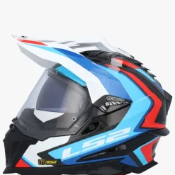 LS2 Adventure Helmen|Integraalhelmen-X701 Exporer Carbon Frontier II White Bue