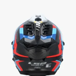 LS2 Adventure Helmen|Integraalhelmen-X701 Exporer Carbon Frontier II White Bue