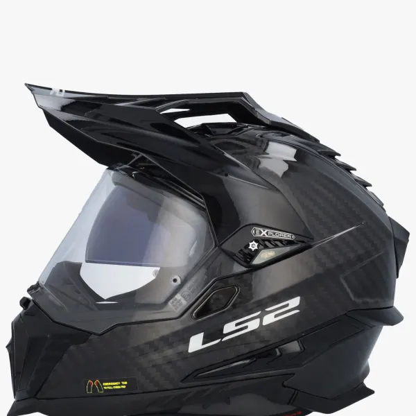 LS2 Adventure Helmen|Integraalhelmen-X701 Exporer Go Carbon