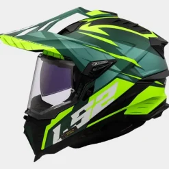 LS2 Adventure Helmen|Integraalhelmen-X701 Exporer pire Green Fuo Yeow
