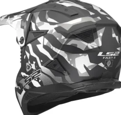 LS2 Adventure Helmen|Crosshelmen-X708 Fat II Grotek Back Grey-06