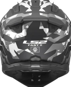 LS2 Adventure Helmen|Crosshelmen-X708 Fat II Grotek Back Grey-06