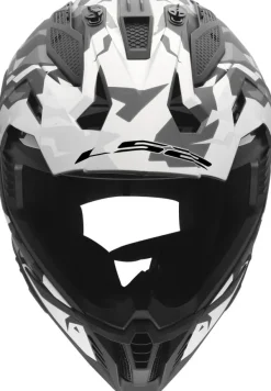 LS2 Adventure Helmen|Crosshelmen-X708 Fat II Grotek Back Grey-06