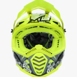 LS2 Kinder Scooterhelmen|Adventure Helmen-X437 Fat II ini Cruher Back Yeow