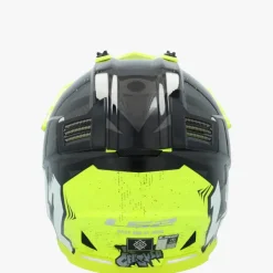 LS2 Kinder Scooterhelmen|Adventure Helmen-X437 Fat II ini Cruher Back Yeow