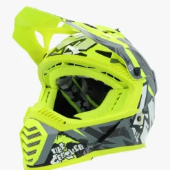 LS2 Kinder Scooterhelmen|Adventure Helmen-X437 Fat II ini Cruher Back Yeow