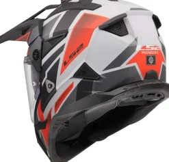 LS2 Adventure Helmen|Helmen Met Zonnevizier-X702 Pioneer II Bock Grey Red-06