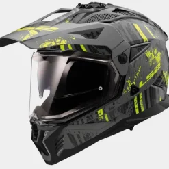 LS2 Adventure Helmen|Integraalhelmen-X702 Pioneer II Crazy att Back Fuo Yeow