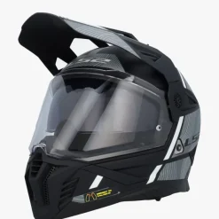 LS2 Adventure Helmen|Integraalhelmen-X702 Pioneer II Hi att Back White