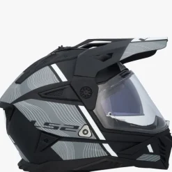LS2 Adventure Helmen|Integraalhelmen-X702 Pioneer II Hi att Back White