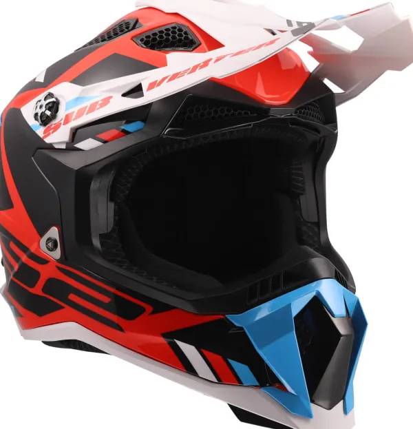 LS2 Crosshelmen-X700 ubverter top White Bue Red-06