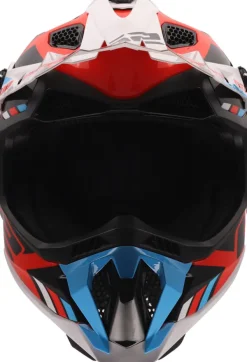 LS2 Crosshelmen-X700 ubverter top White Bue Red-06