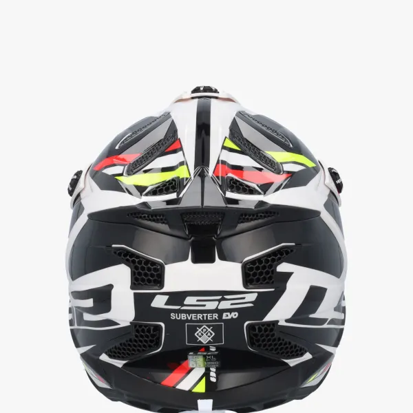 LS2 Crosshelmen-X700 ubverter top White Back