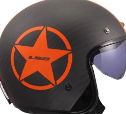 LS2 Jethelmen|Helmen Met Zonnevizier-OF601 Bob II C tar Orange-06