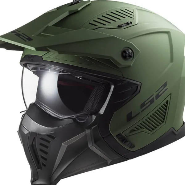 LS2 Jethelmen-OF606 Drifter oid att iitary Green 06