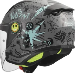 LS2 Jethelmen-OF622 Funny II cribbe Grey Bue