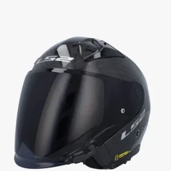 LS2 Jethelmen|Helmen Met Zonnevizier-OF603 Infinity II Go Carbon