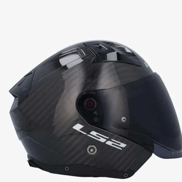 LS2 Jethelmen|Helmen Met Zonnevizier-OF603 Infinity II Go Carbon