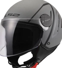 LS2 Jethelmen-OF558 phere ux II ini Back Grey-06