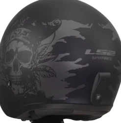 LS2 Jethelmen|Helmen Met Zonnevizier-OF599 pitfire II Wiy Back Grey-06