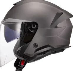 LS2 Jethelmen|Helmen Met Zonnevizier-OF618 Vero II oid Nardo Grey