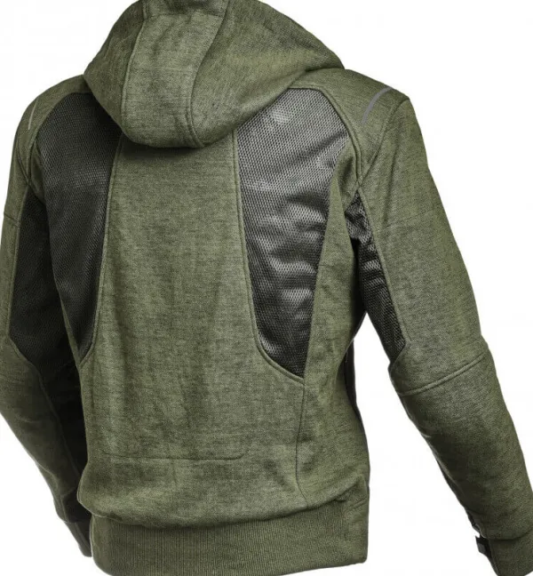 Macna Motorhoodies|Motorjassen-Breeze otorhoodie Green/Back 404