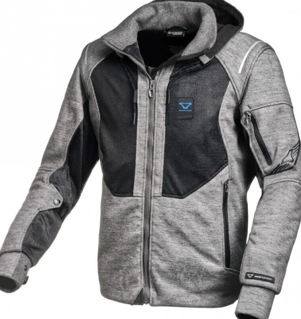Macna Motorhoodies|Motorjassen-Breeze otorhoodie Grey 810