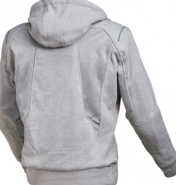 Macna Motorhoodies|Motorjassen-Breeze otorhoodie ight grey 808