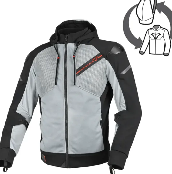 Macna Motorjassen-Brero otorja Grey/Back 810