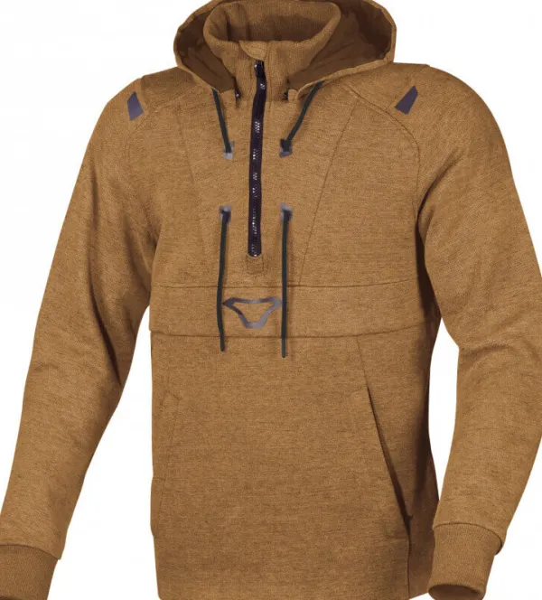 Macna Motorhoodies|Motorjassen-Byron otorhoodie ight brown 707