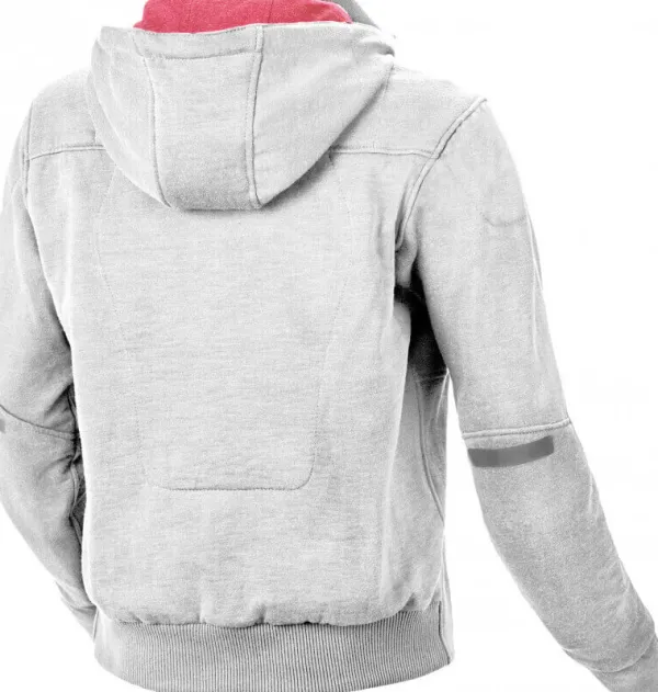Macna Motorjassen-Ditrict adie otorja Hoodie ight grey