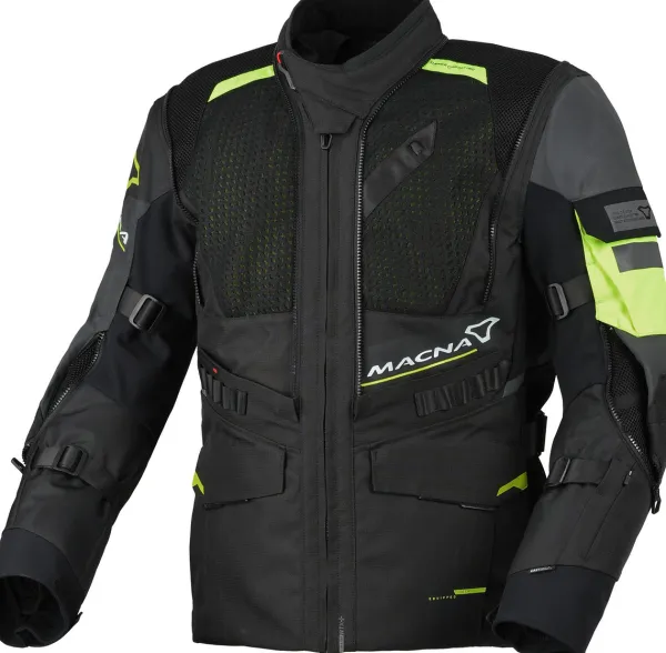 Macna Motorjassen-Fexodu otorja Night Eye Back/Yeow 187