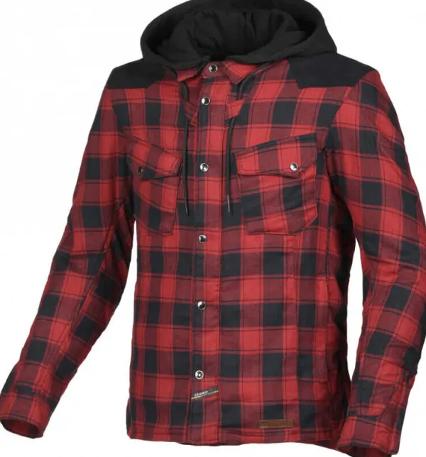 Macna Motorhoodies|Motorjassen-Inand otorhoodie Red/Back 310