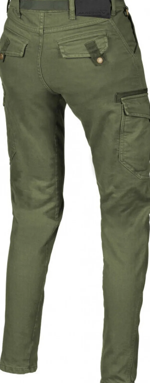 Macna Motorbroeken|Motorjeans-Takar Ladies Motorjeans Green