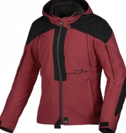 Macna Motorjassen-Territor adie otorja Waterproof Hoodie Red/Back