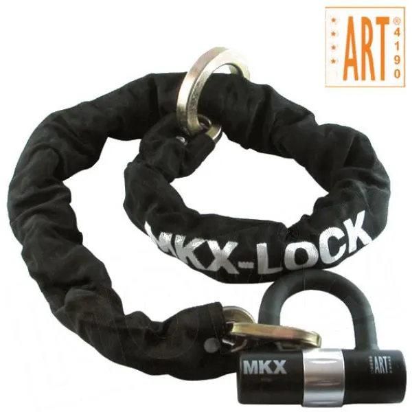 MKX Motorsloten-Lock kettingslot met ring ART4 120cm