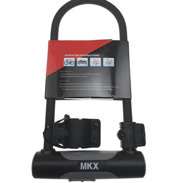 MKX Motorsloten-U-Lock / Beugelslot 160X314cm Zwart