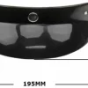 MKX Vizieren-Zonneklep 195mm Zwart