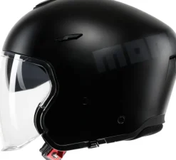 Momo Jethelmen|Helmen Met Zonnevizier-AERO ono att Back/Dark Grey 001