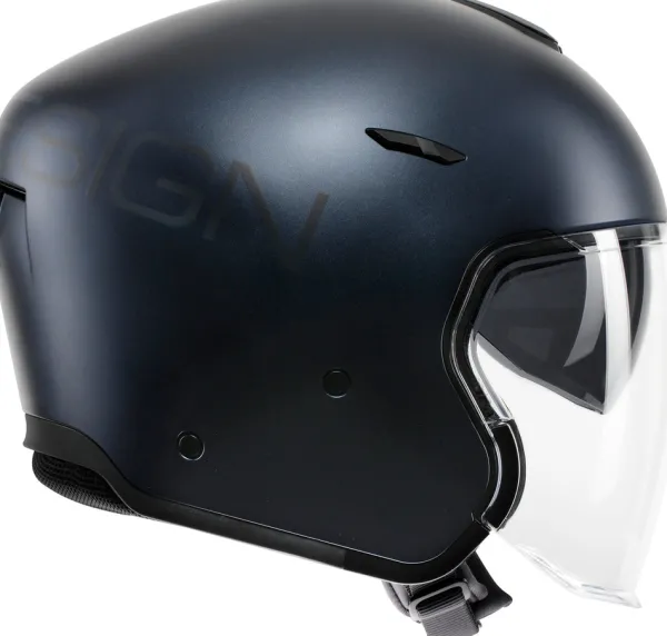 Momo Jethelmen|Helmen Met Zonnevizier-AERO ono att Deep Bue/Anthracite 006